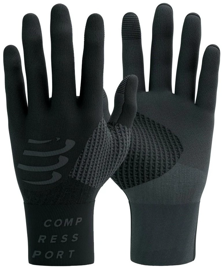 Перчатки Compressport размер 8.5 черный купить,24900