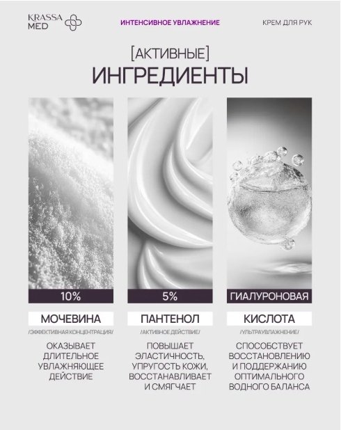 KRASSA интенсивное увлажнение крем для рук 250 мл купить,NaN
