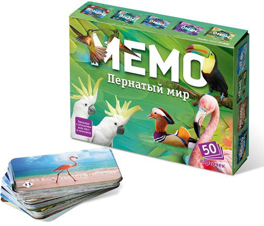 Настольная игра Нескучные Игры Мемо Пернатый мир купить,NaN