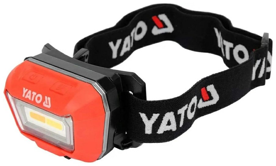 YATO налобный фонарь YT-08490 питание от аккумулятора купить,NaN