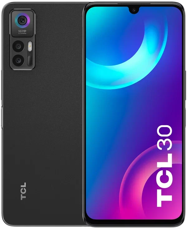 Смартфон TCL 30 4/128Gb Tech Black купить,NaN
