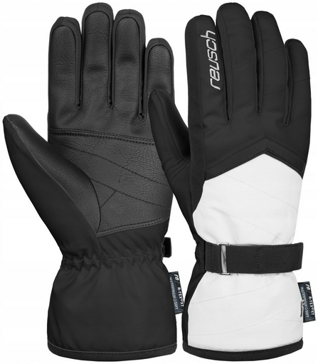 Перчатки Reusch размер 7.5 черный, белый
