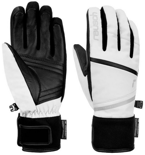 Перчатки Reusch размер 7 черный, белый