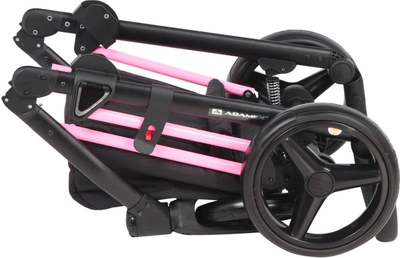 Коляска 3в1 Adamex Christiano Fluo Pink купить,NaN
