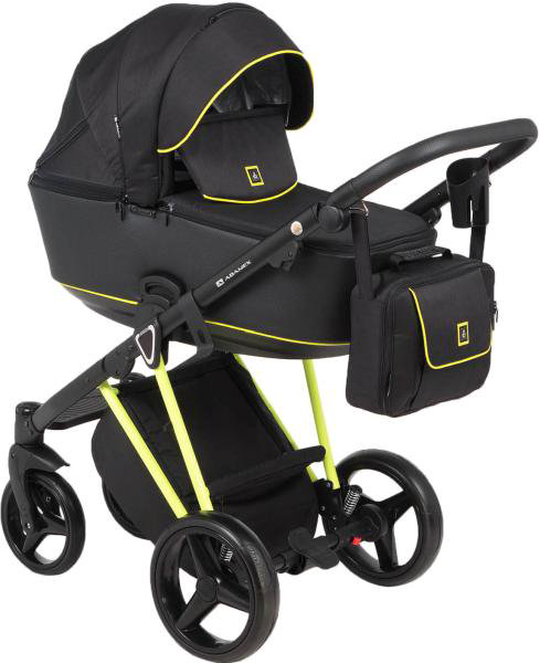 Коляска 2в1 Adamex Christiano Fluo Yellow купить,NaN