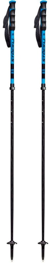 Палки для лыж STOCKLI Carbon Race Vario, 435160108 130 черный, синий купить,NaN