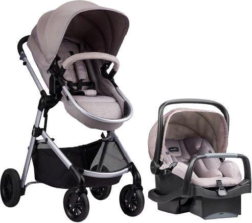 Коляска Evenflo 2в1Travel System Pivot Sandstone купить,NaN