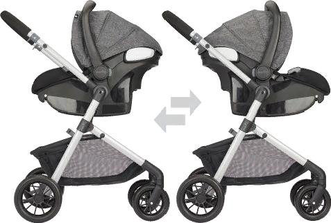 Коляска Evenflo 2в1 Travel System Pivot Aspen Sky grey купить,NaN