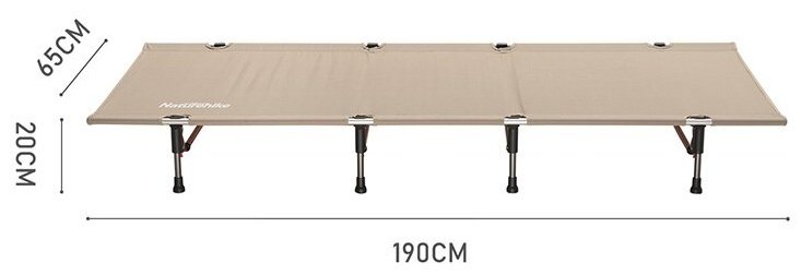 Раскладушка Naturehike NH20JJ021 зеленый купить,NaN