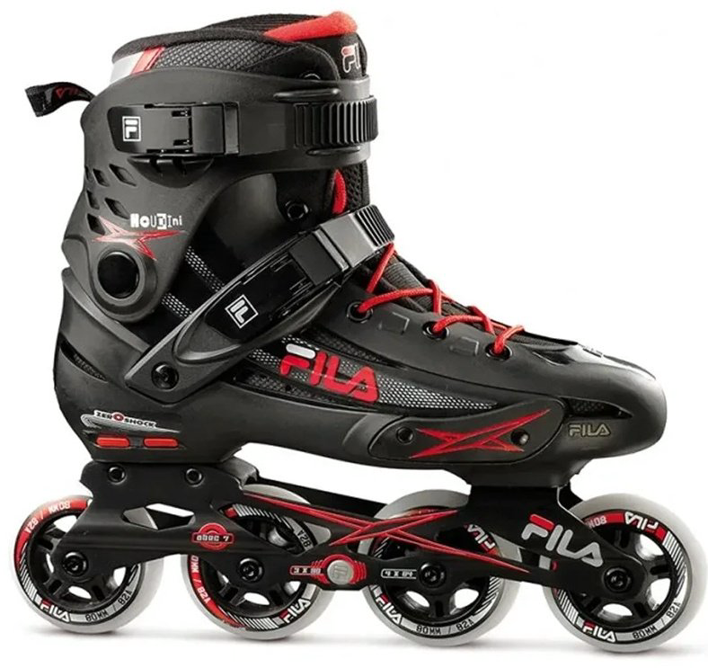 Роликовые коньки Fila Houdini 11 черный-красный 45 1/2 купить,NaN