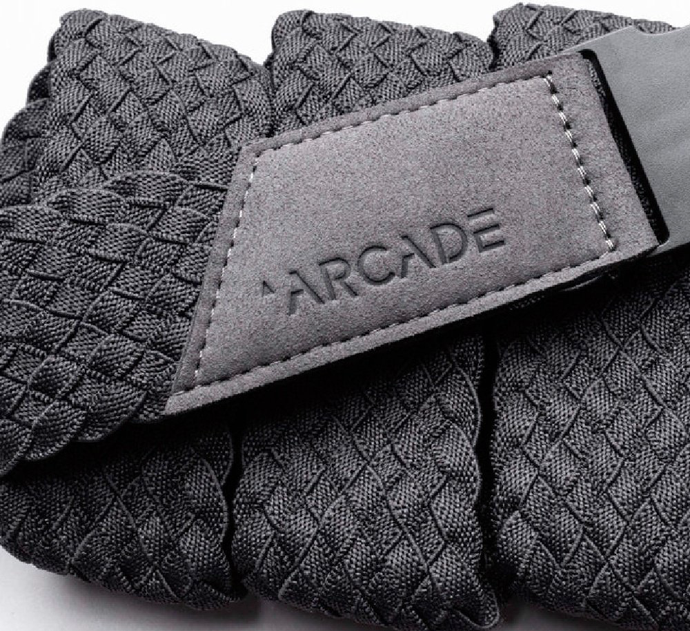 Ремень Arcade текстиль 110 см серый купить,NaN