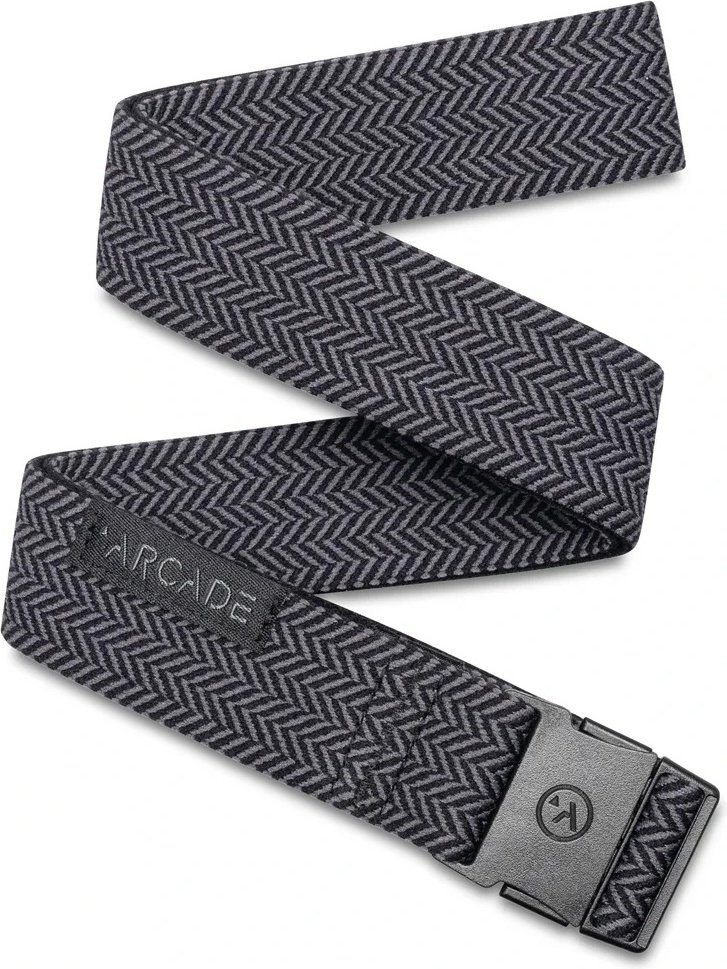 Ремень Arcade текстиль 110 см черный, серый купить,NaN