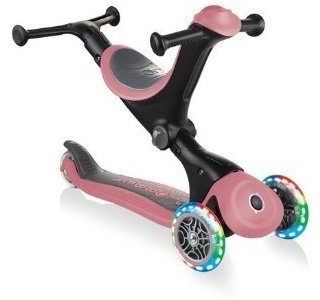 Самокат Globber Go Up Deluxe Lights розовый купить,NaN