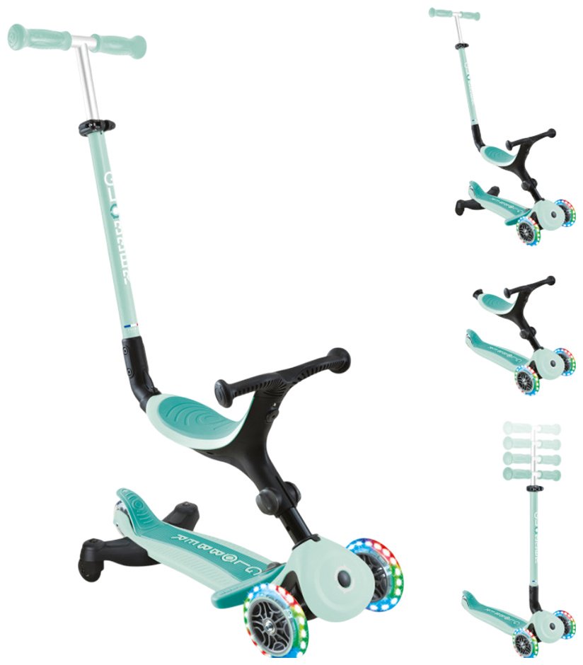 Самокат Globber Go.Up Active Lights 360 749-206 бирюзовый купить,NaN