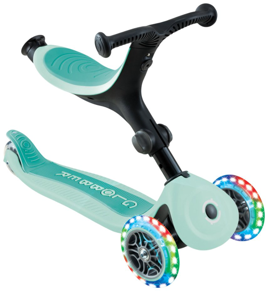 Самокат Globber Go.Up Active Lights 360 749-206 бирюзовый купить,NaN
