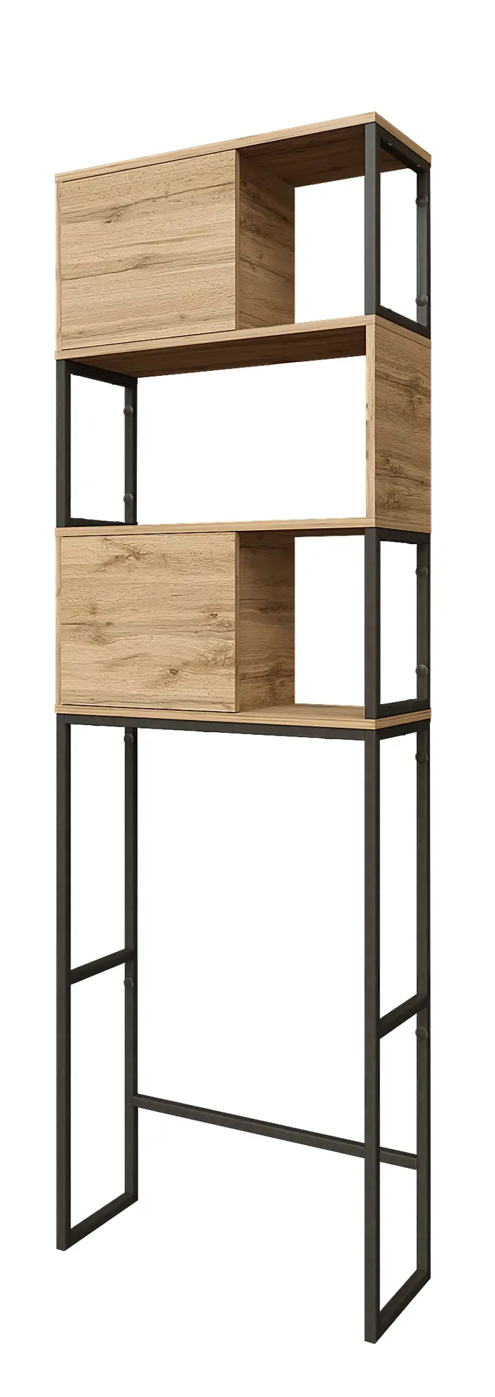 Шкаф напольный 1Marka Grunce Loft Ц0000005249 66x25x200см коричневый купить,NaN