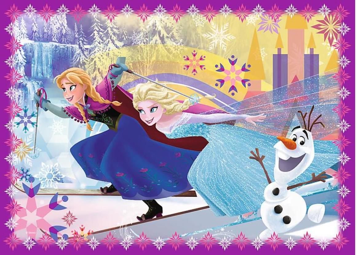 Пазл Trefl Frozen 4-в-1 Зимнее безумие купить,NaN
