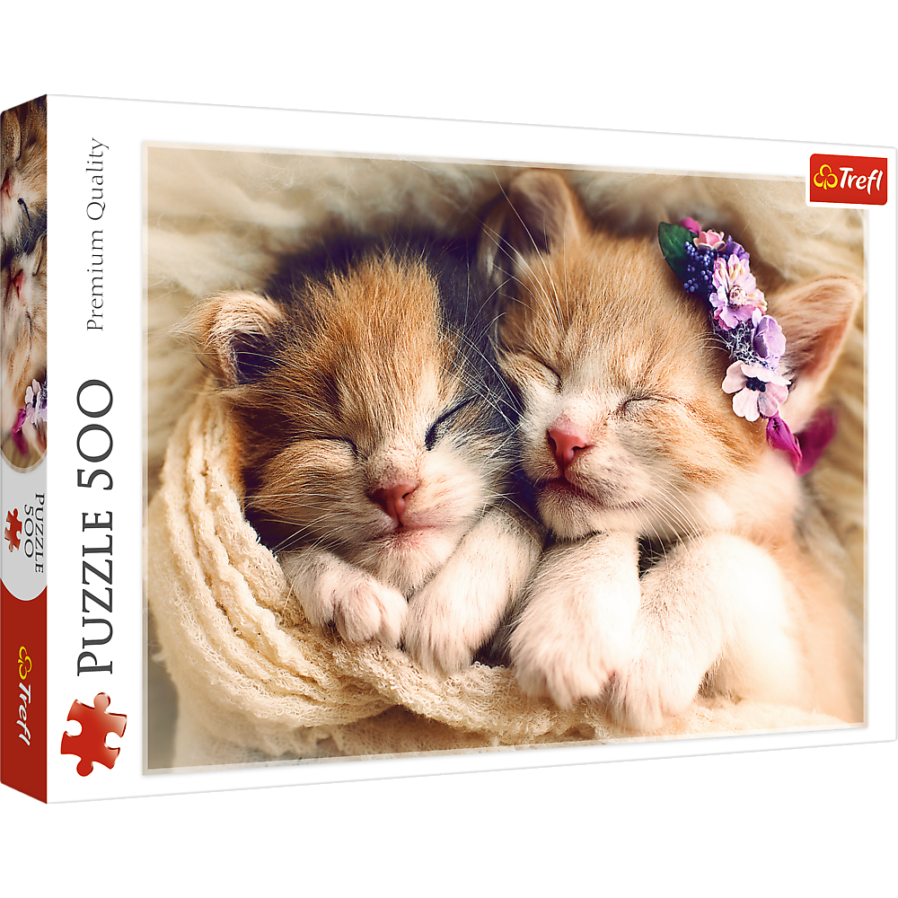 Пазл Trefl Спящие котята 500 деталей купить,NaN