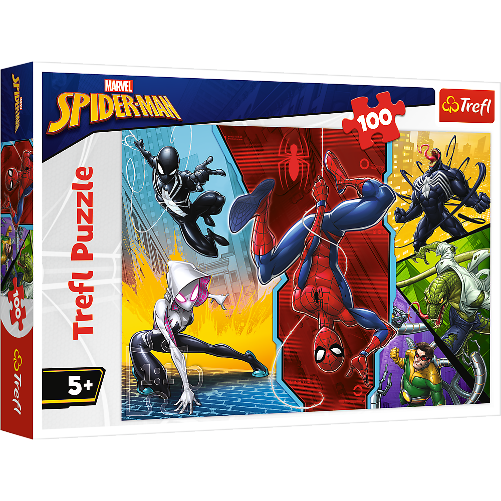 Пазлы Trefl Marvel Вверх ногами 100 деталей купить,NaN