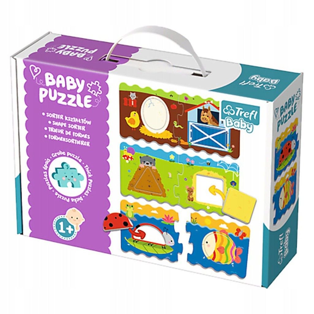 Пазл Trefl Baby Classic 4-в-1 Сортет фигур купить,NaN