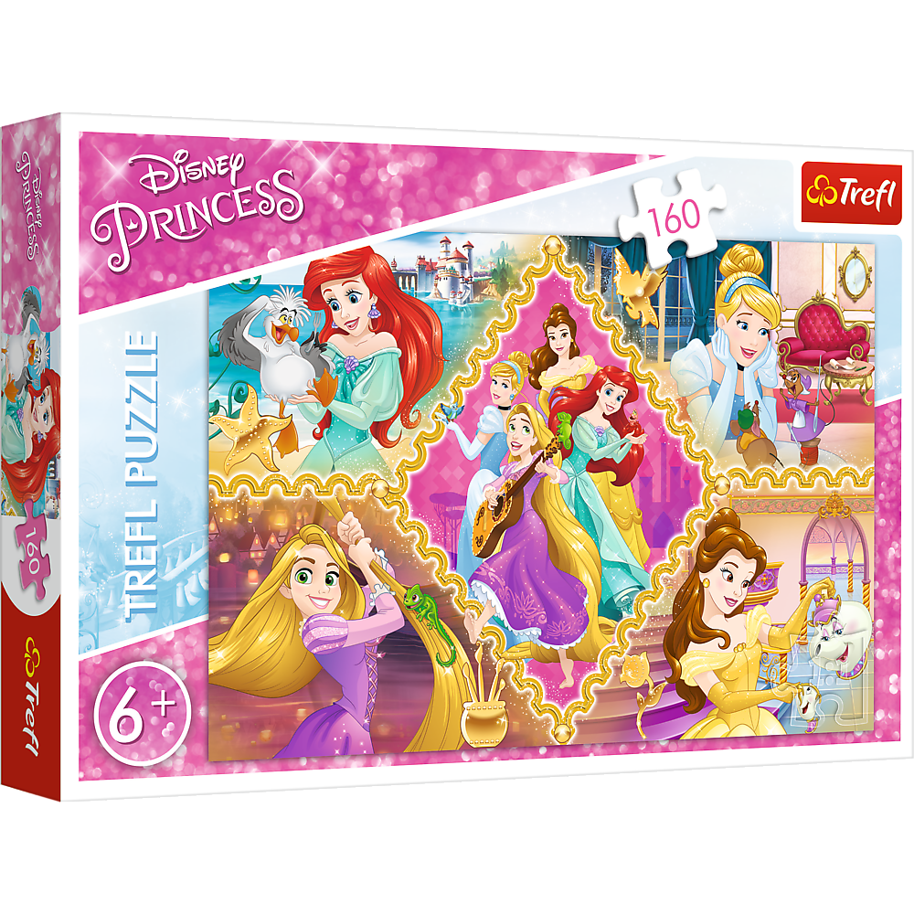 Пазл Trefl Princess Приключения принцесс 160 деталей купить,NaN
