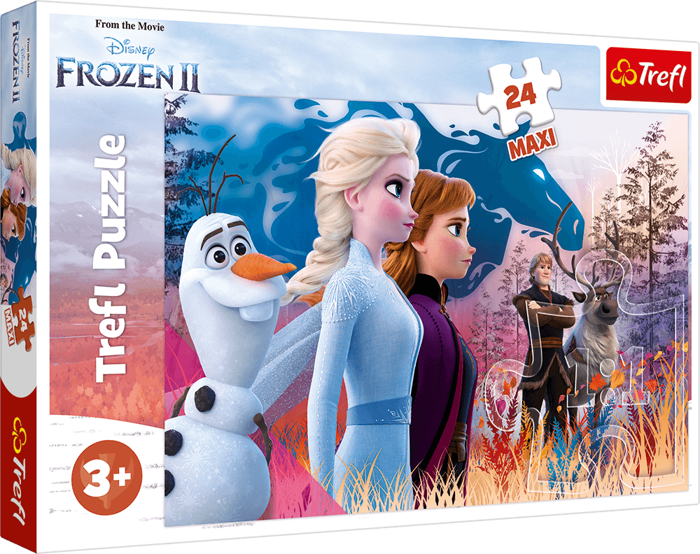 Пазлы Trefl Frozen Волшебное путешествие 24 детали купить,NaN