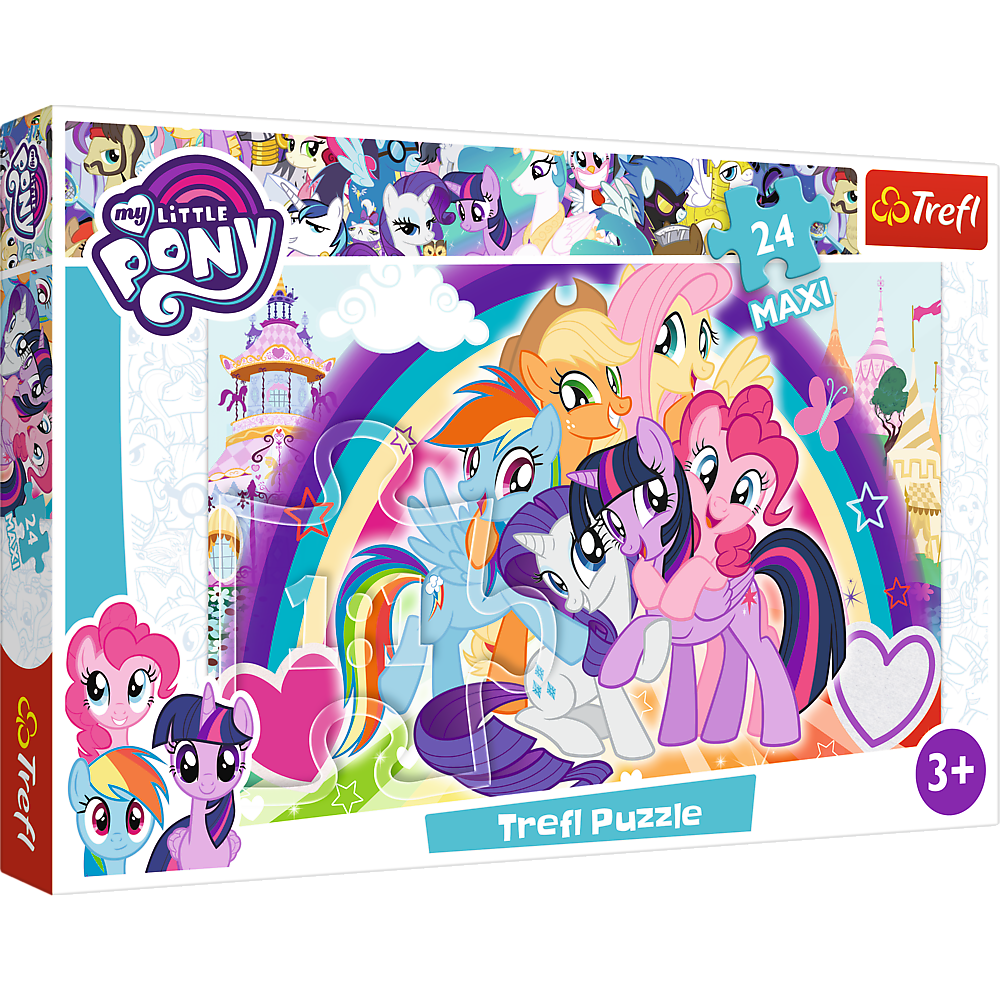 Пазл Trefl My Little Pony Счастливые пони 24 детали купить,NaN