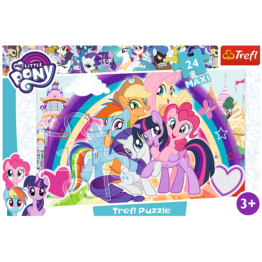 Пазл Trefl My Little Pony Счастливые пони 24 детали купить,NaN