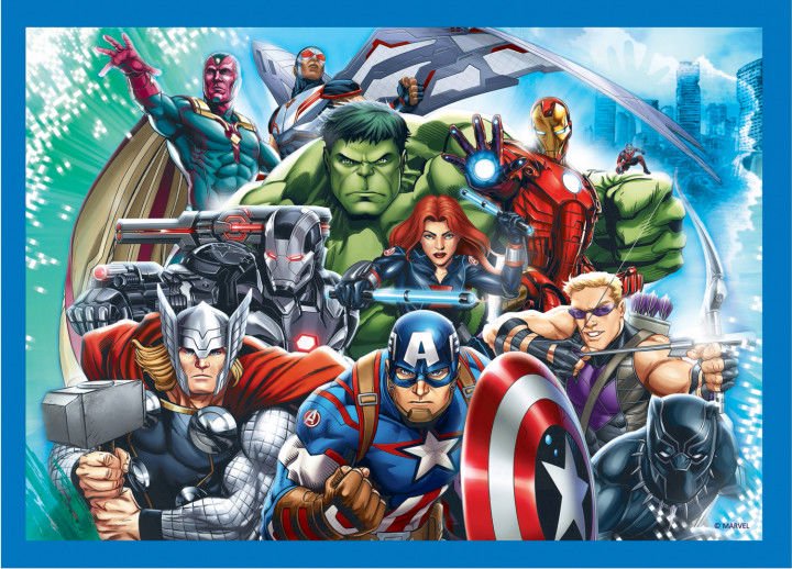 Пазл Trefl The Avengers 4-в-1 Бесстрашные Мстители купить,NaN