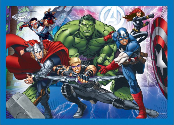 Пазл Trefl The Avengers 4-в-1 Бесстрашные Мстители купить,NaN