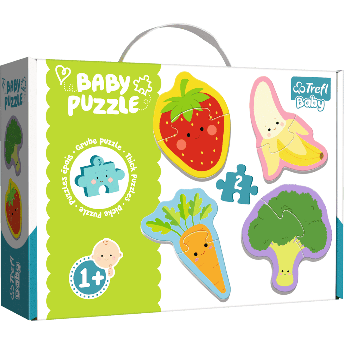 Пазл Trefl Baby Classic 4-в-1 Овощи и фрукты купить,NaN