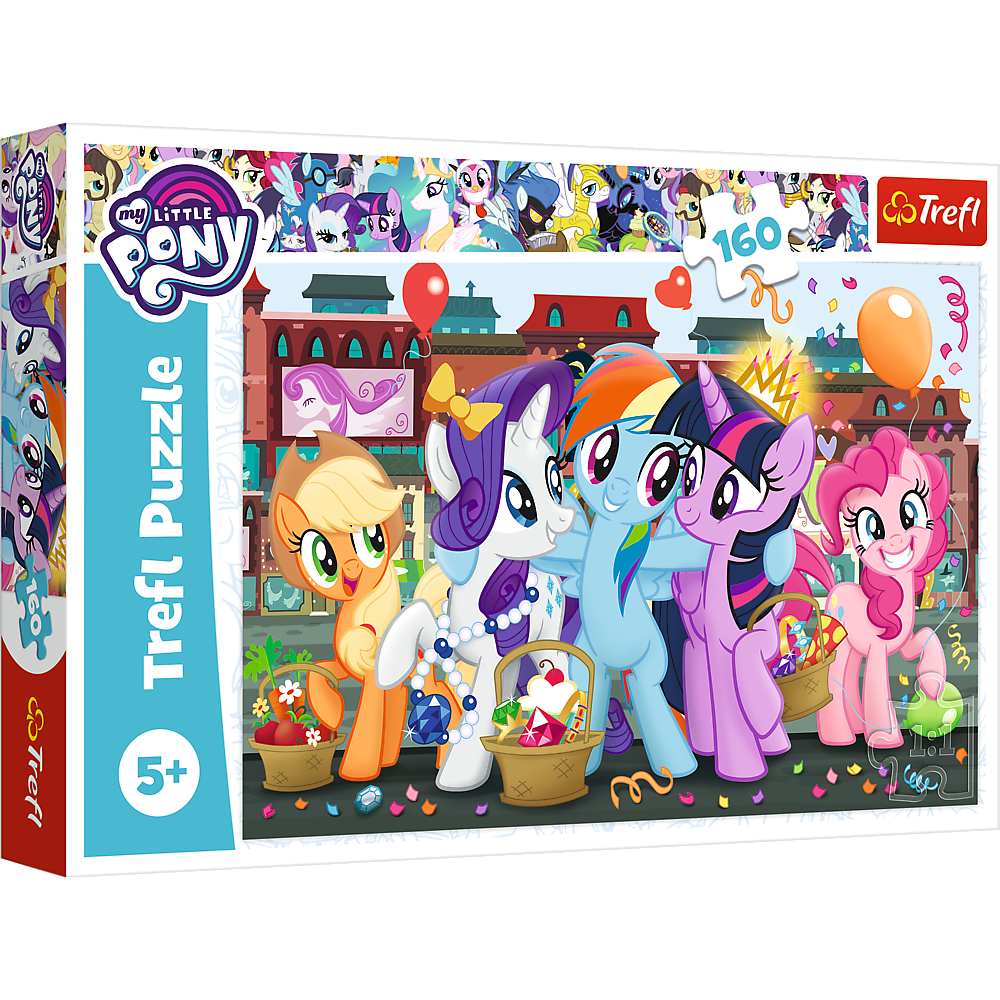 Пазл Trefl My Little Pony Пони на шопинге 160 деталей купить,NaN