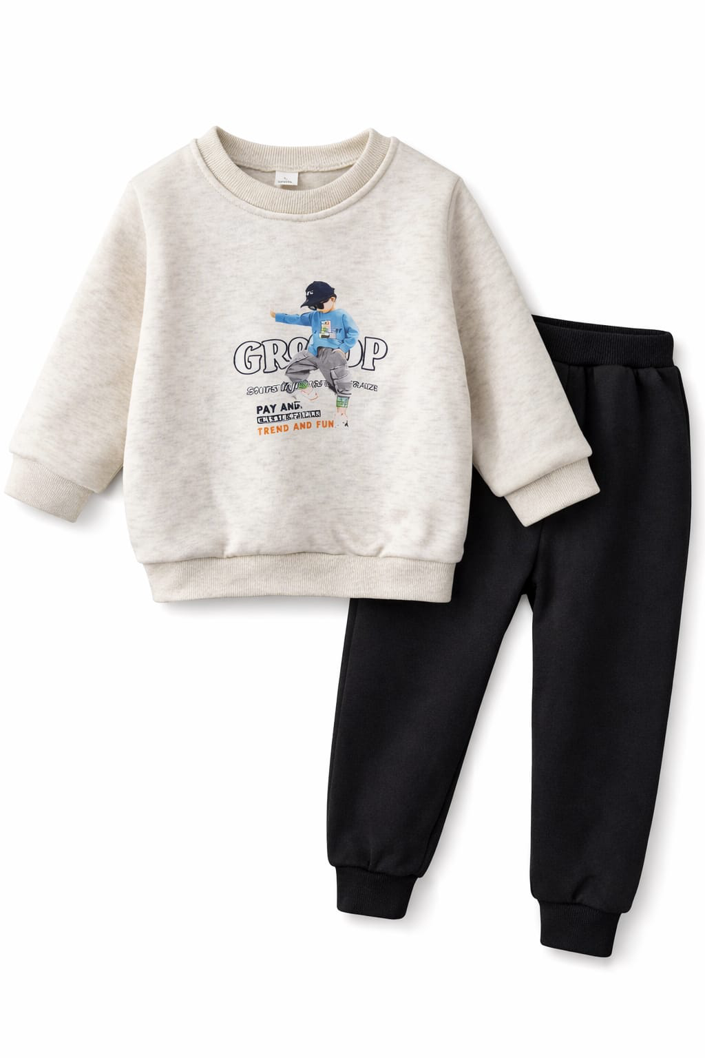 Костюм детский BQ-KIDS-SET-001 80 бежевый