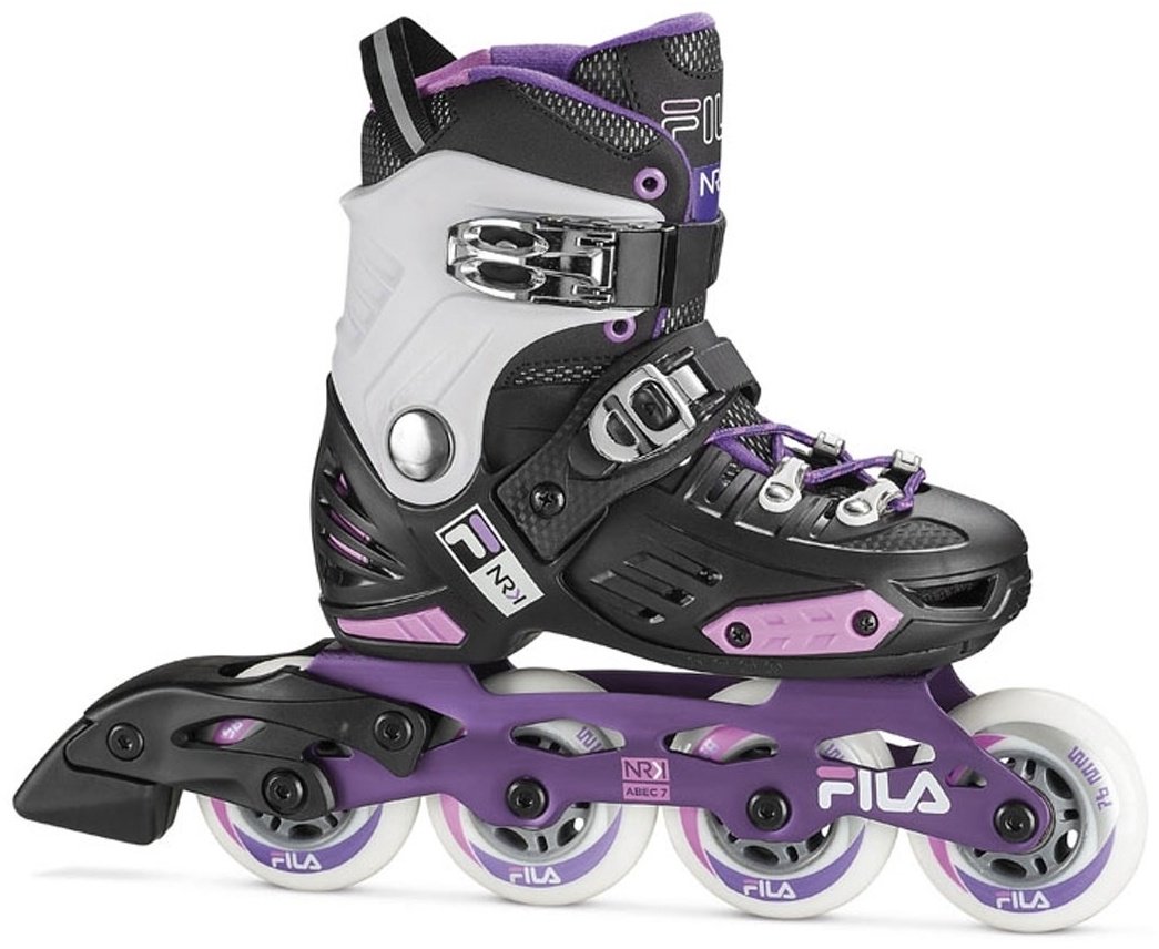 Роликовые коньки FILA NRK G Junior фиолетовый 28-31