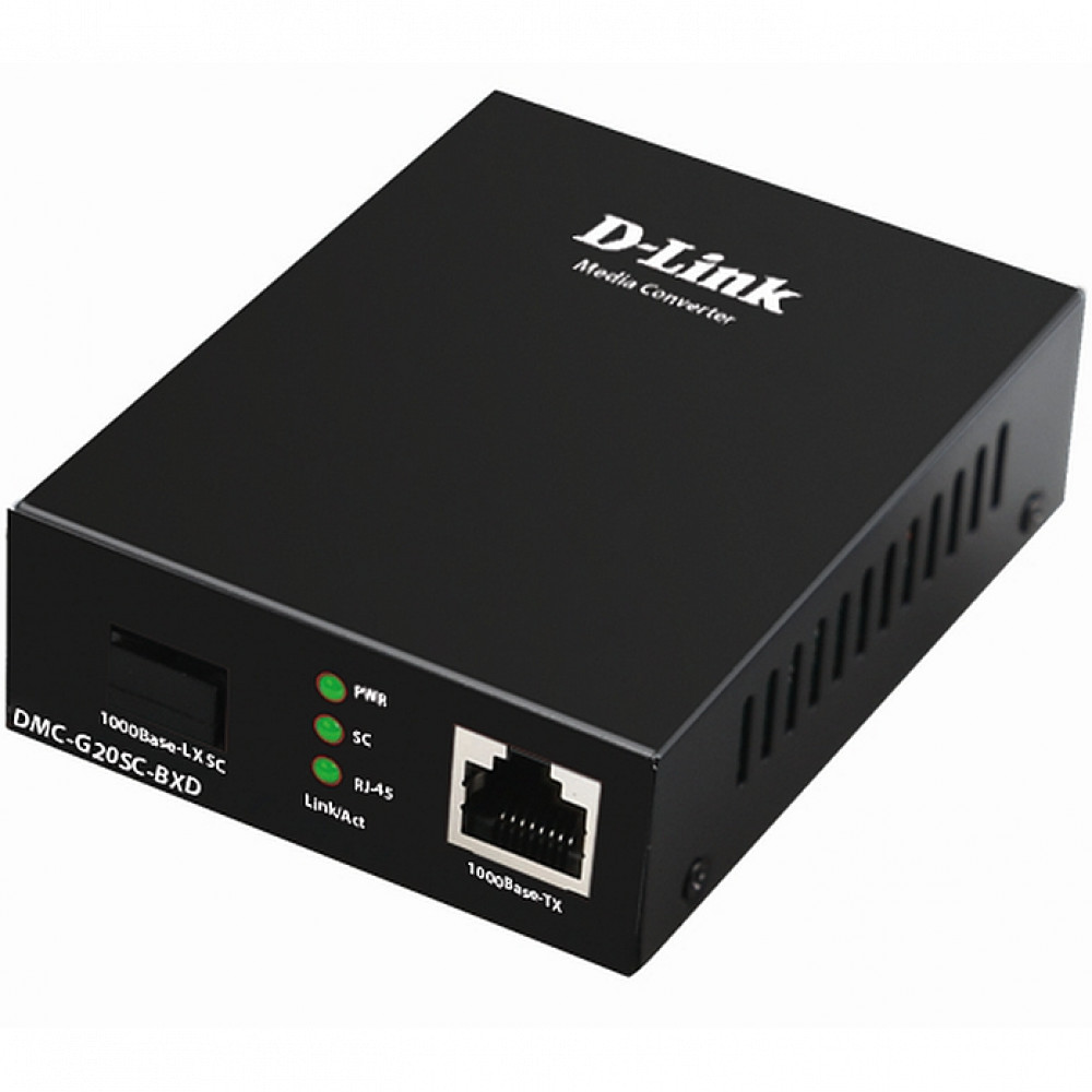 Медиаконвертер D-Link DMC-G20SC-BXD/A1A черный