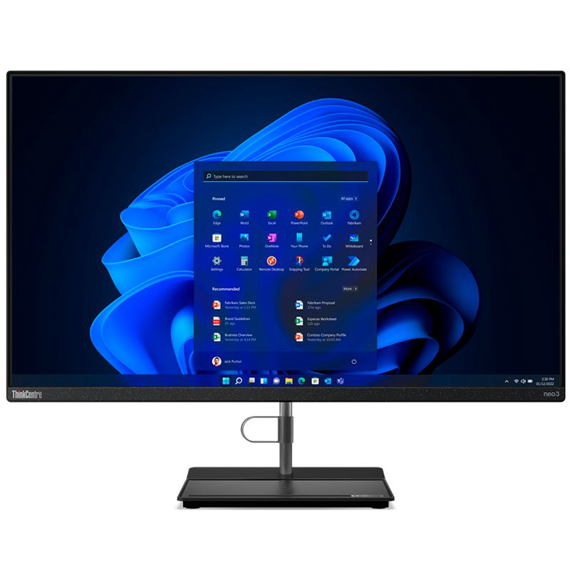 Моноблок Lenovo ThinkCentre neo 30a 12B2A05D00 23.8" Raven Black купить,NaN