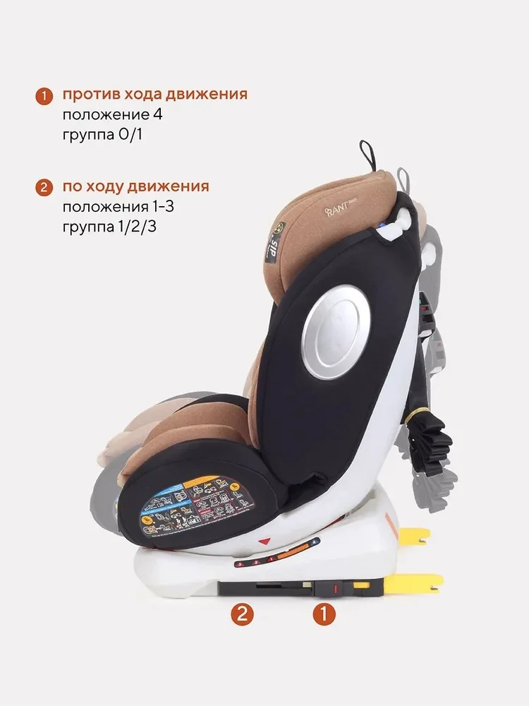 Автокресло Rant YC06 Twist isofix basic Beige