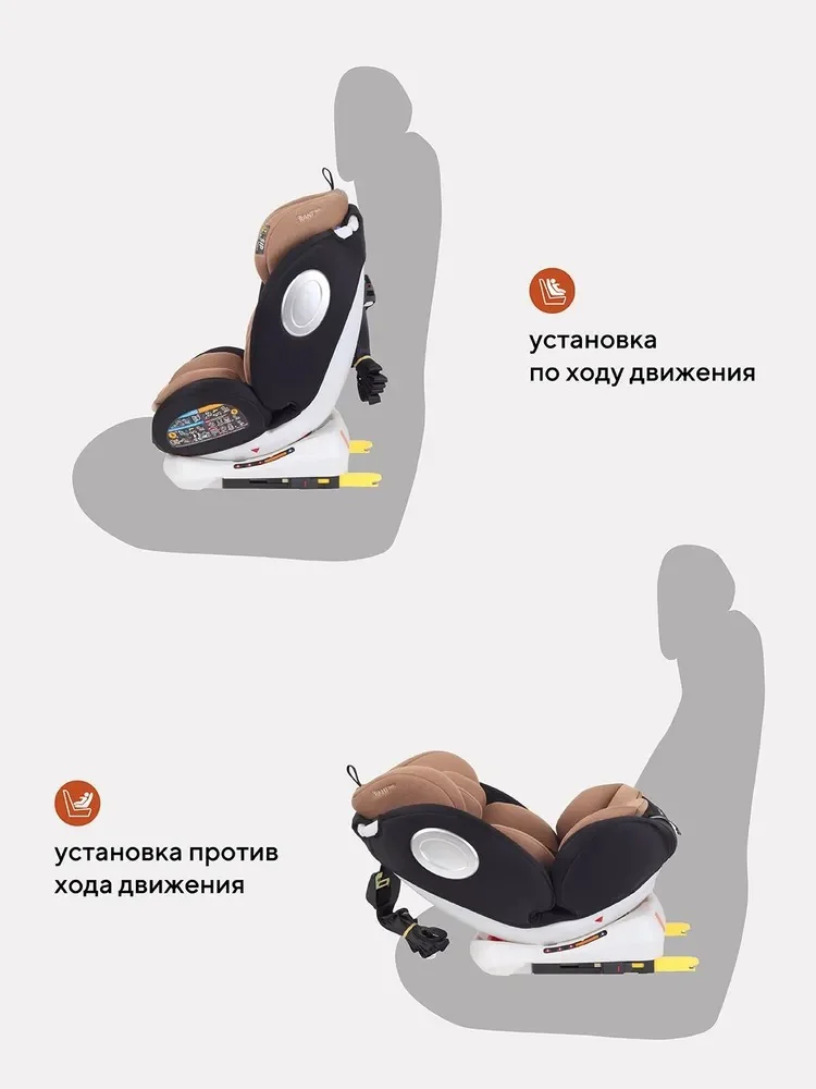 Автокресло Rant YC06 Twist isofix basic Beige купить,NaN