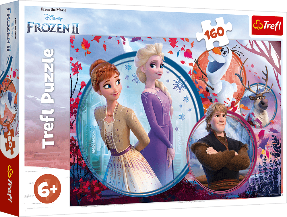 Пазл Trefl Frozen Приключения сестер 160 деталей