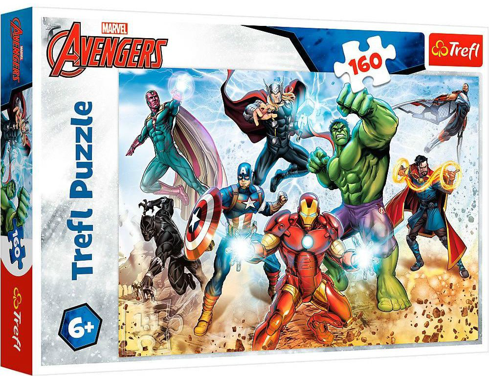 Пазл Trefl The Avengers Готовы спасти мир 160 деталей купить,NaN