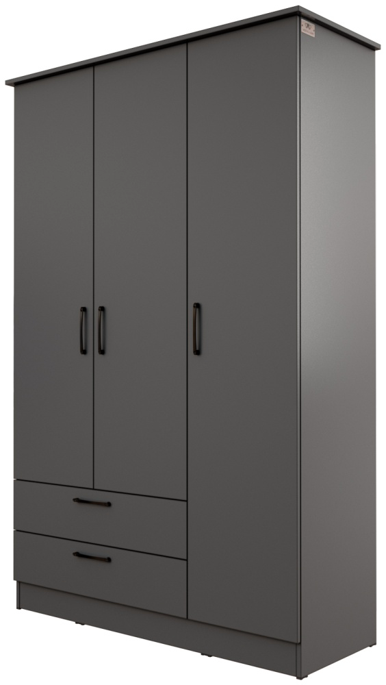 Шкаф Мебель Азии UGSH00003UG305634 124x190.5x44.6см базальт купить,85990