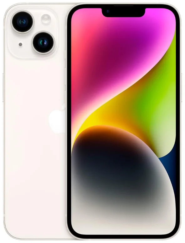 Смартфон Apple iPhone 14 eSIM 128GB Starlight