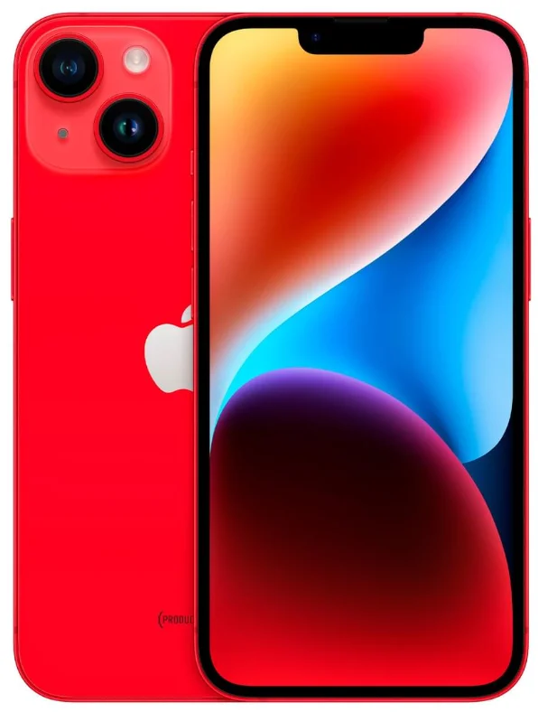 Смартфон Apple iPhone 14 Dual eSIM 128GB Product Red купить,470000