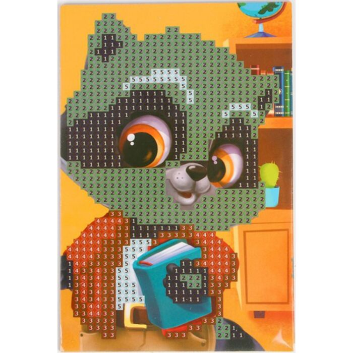 Алмазная мозаика Sima Land Енотик 10х15см купить,NaN
