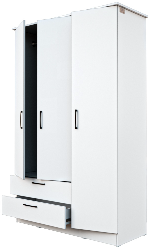 Шкаф Мебель Азии UGSH00001UG305632 124x190.5x44.6см белый купить,85990