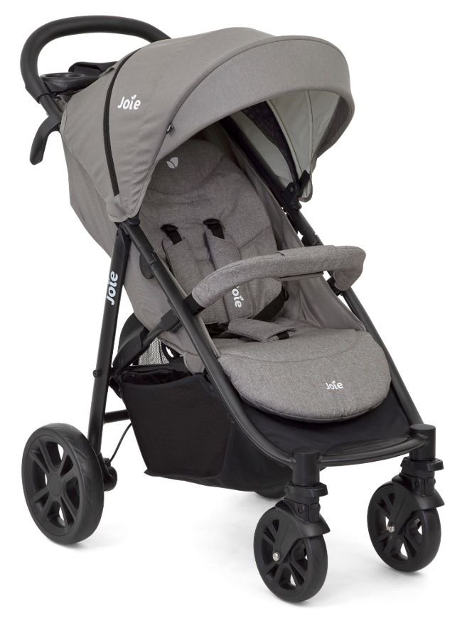 Kоляска прогулочная Joie Litetrax E Grey Flannel  купить,NaN