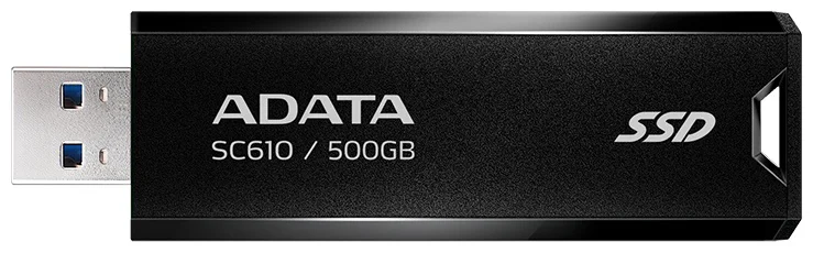 USB-флешка Adata SC610 SC610-500G-CBK/RD 500GB Black-Red