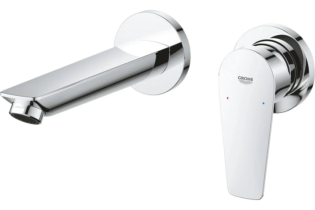 Смеситель для раковины на два отверстия Grohe BauEdge 20474001  купить,0