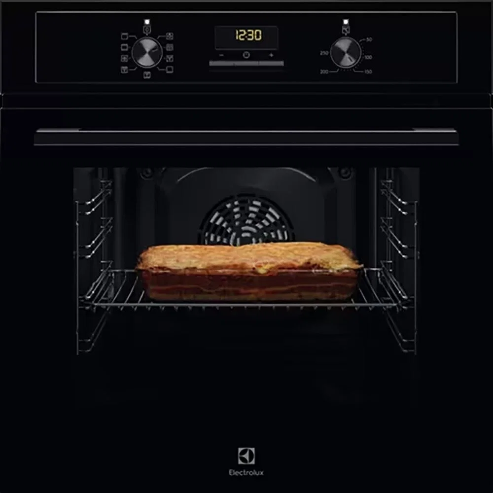 Духовой шкаф ELECTROLUX EOF3H50BK + Варочная поверхность ELECTROLUX EGS6436K Black купить,0