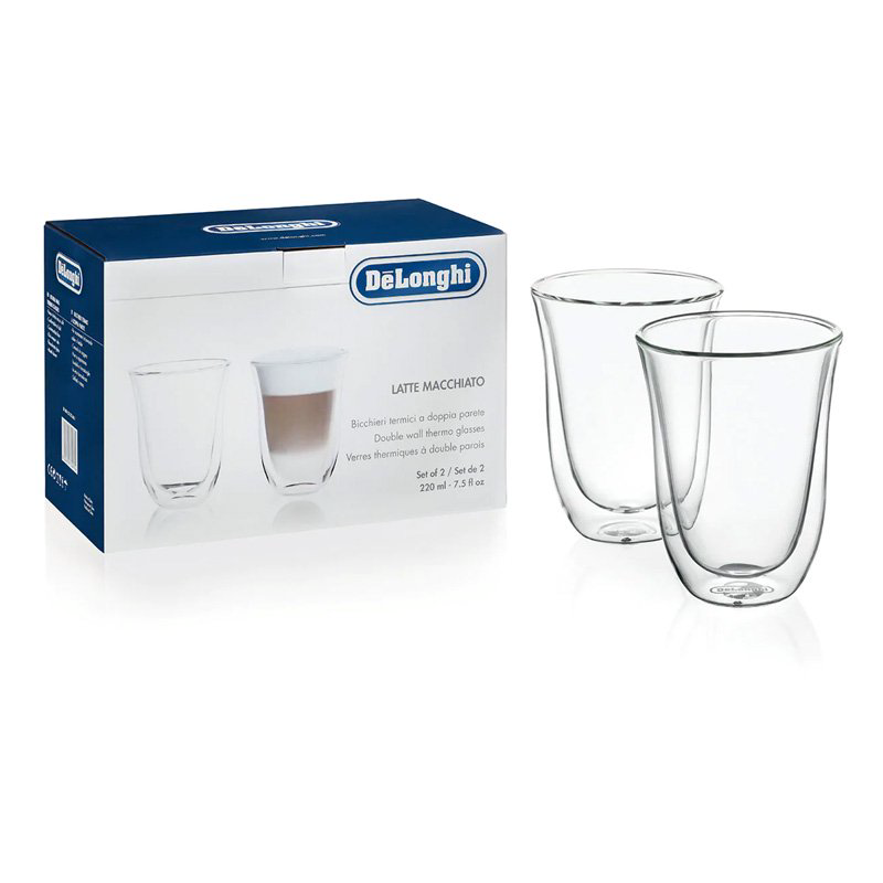 Чашки для латте DeLonghi Latte cups 2шт купить,NaN